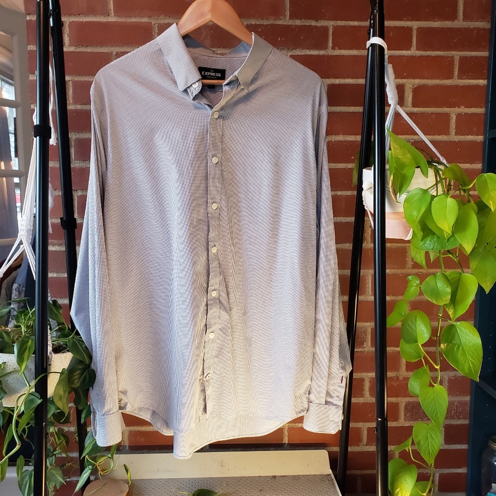 Patterned Dress Shirt